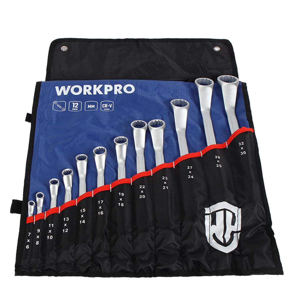 WORKPRO%20WP202510%206-32mm%2012%20Parça%20CR-V%20Profesyonel%20İki%20Ağızlı%20Yıldız%20Anahtar%20Takımı%20+%20Bez%20Taşıma%20Kılıfı