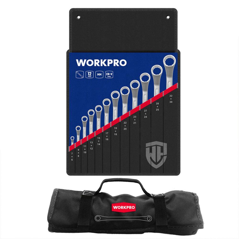 WORKPRO%20WP202510%206-32mm%2012%20Parça%20CR-V%20Profesyonel%20İki%20Ağızlı%20Yıldız%20Anahtar%20Takımı%20+%20Bez%20Taşıma%20Kılıfı