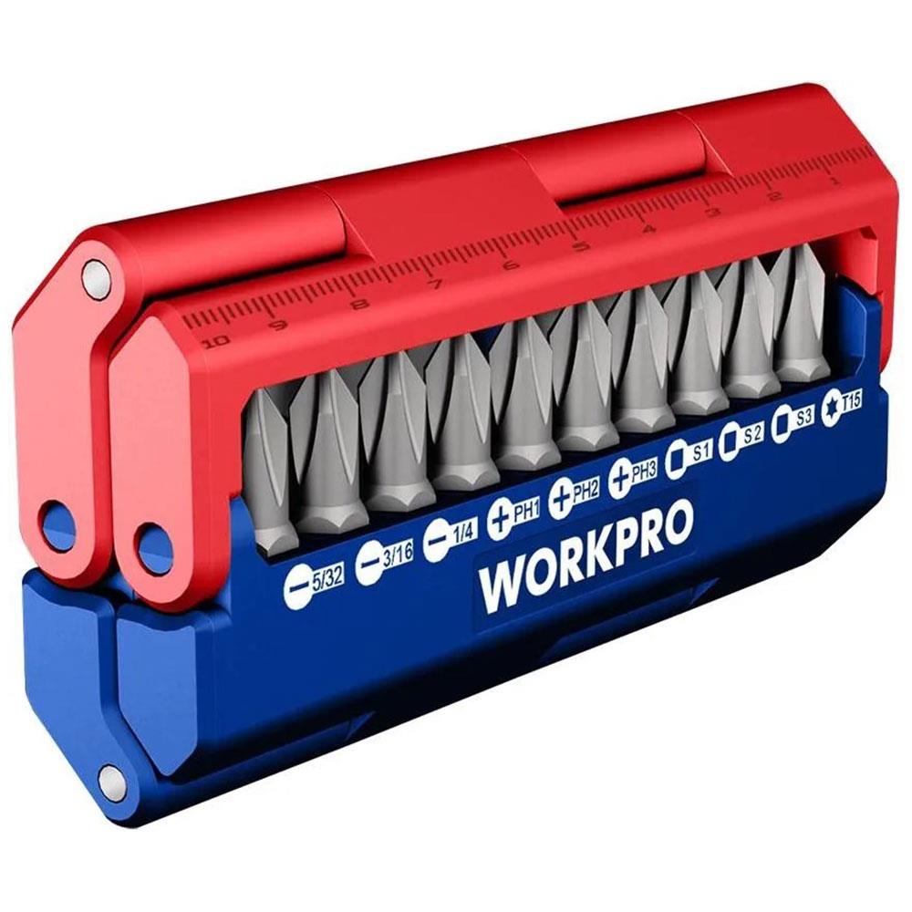 WORKPRO%20WP221062%2013%20Parça%20Manyetik%20CR-V%20Vidalama%20Bits%20Uç%20Seti