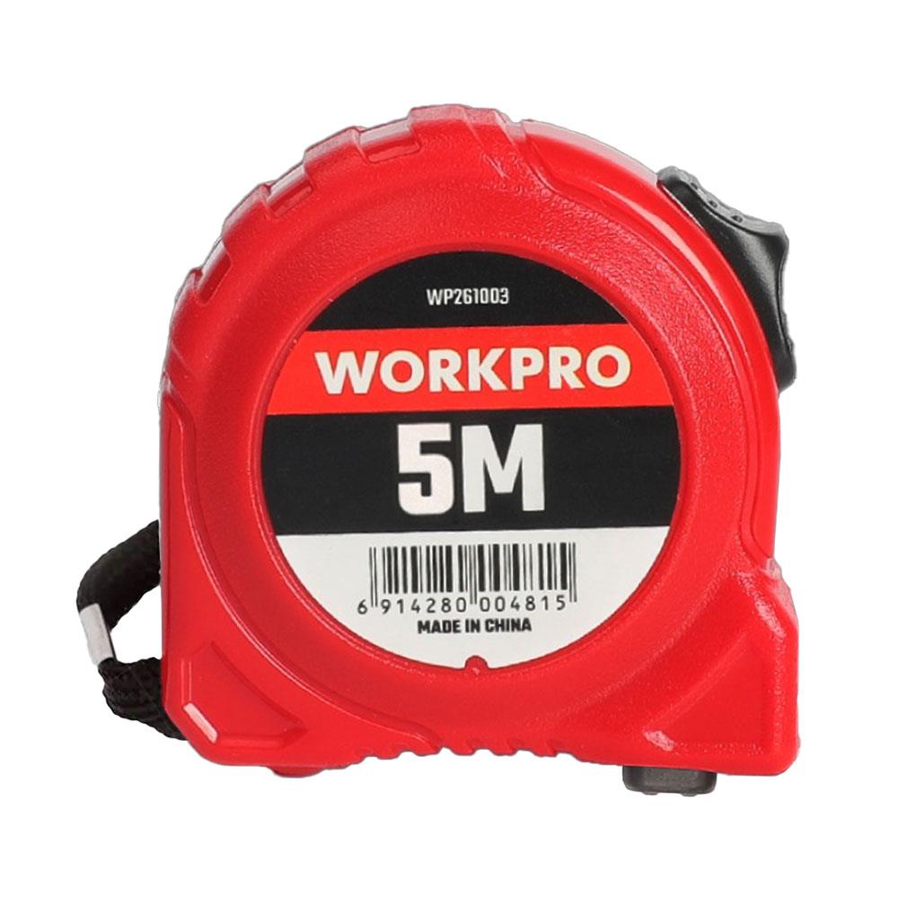 WORKPRO%20WP261003%205Mx19mm%20Beyaz%20Çelik%20Şerit%20Metre