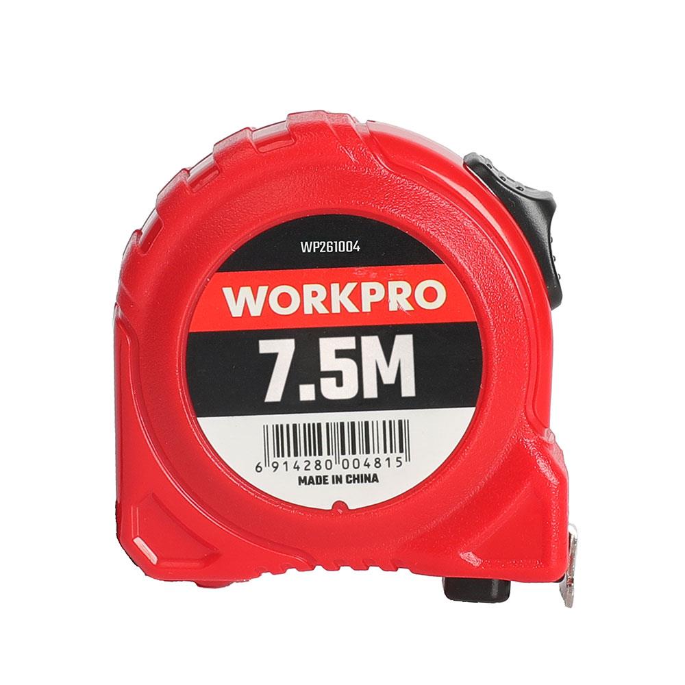 WORKPRO%20WP261004%207,5Mx25mm%20Beyaz%20Çelik%20Şerit%20Metre