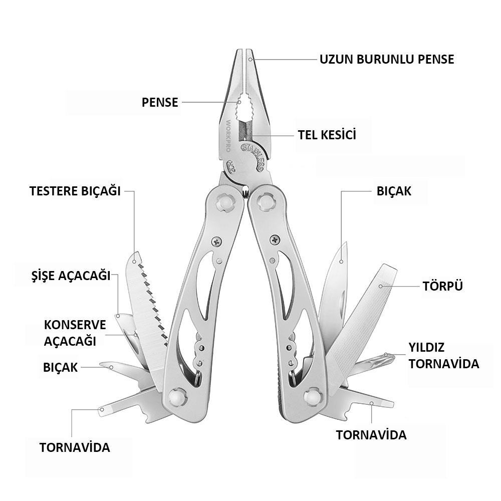 WORKPRO%20WP382001%2012%20IN%201%20Çok%20Fonksiyonlu%20Profesyonel%20Pense%20Seti%20+%20Taşıma%20Kılıfı