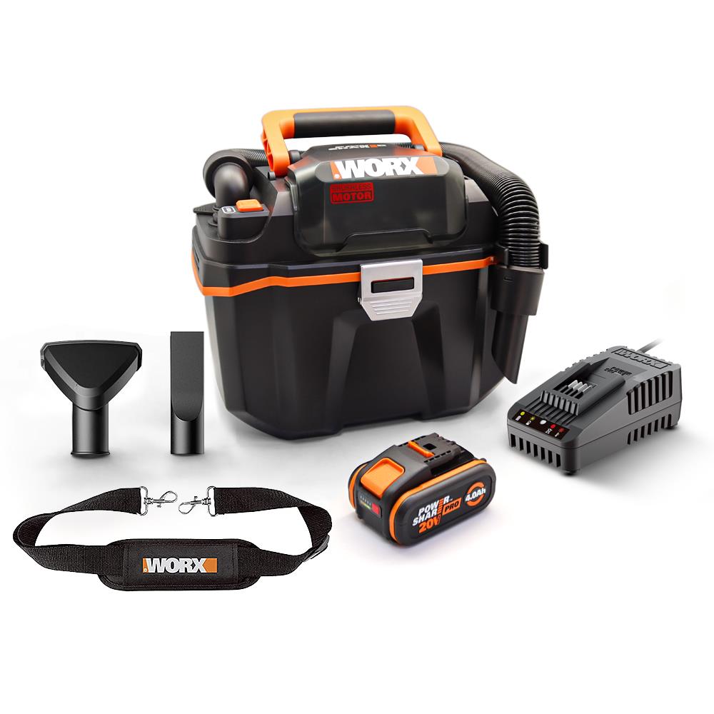 WORX%20WX031%2020Volt%204.0Ah.%20200W/16Kpa%20Li-ion%20Kömürsüz%20Flexi%20Esnek%20Hortumlu%20Profesyonel%20Şarjlı%20Islak/Ku