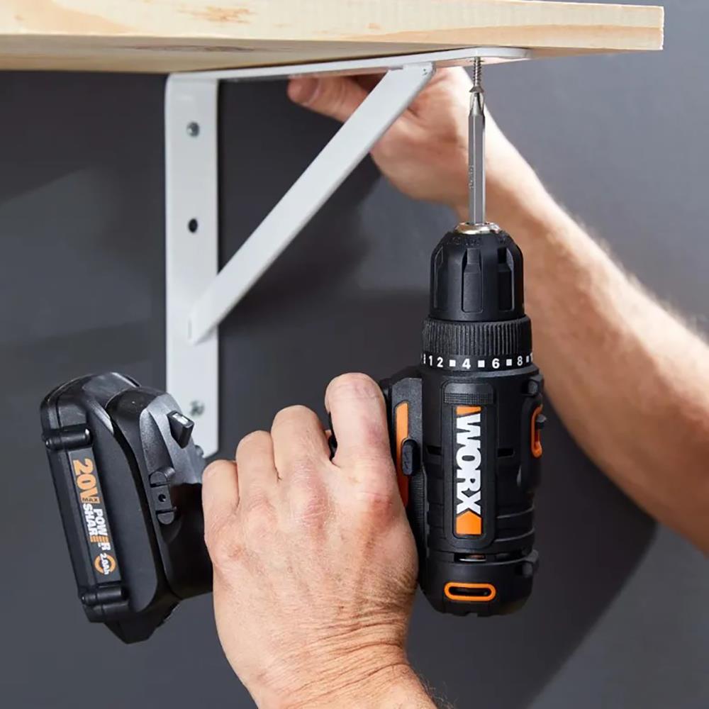 WORX%20WX100%2020Volt/2.0Ah.%20Li-ion%20Tek%20Akülü%20Profesyonel%20Şarjlı%20Matkap