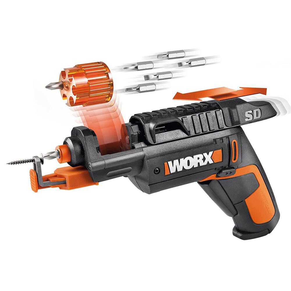 WORX%20WX255%204Volt/1.5Ah.%20Li-ion%20Şarjlı%20Şarjörlü%20Tornavida%20+%206%20adet%20Bits%20Uç%20+%20Vida%20Tutucu