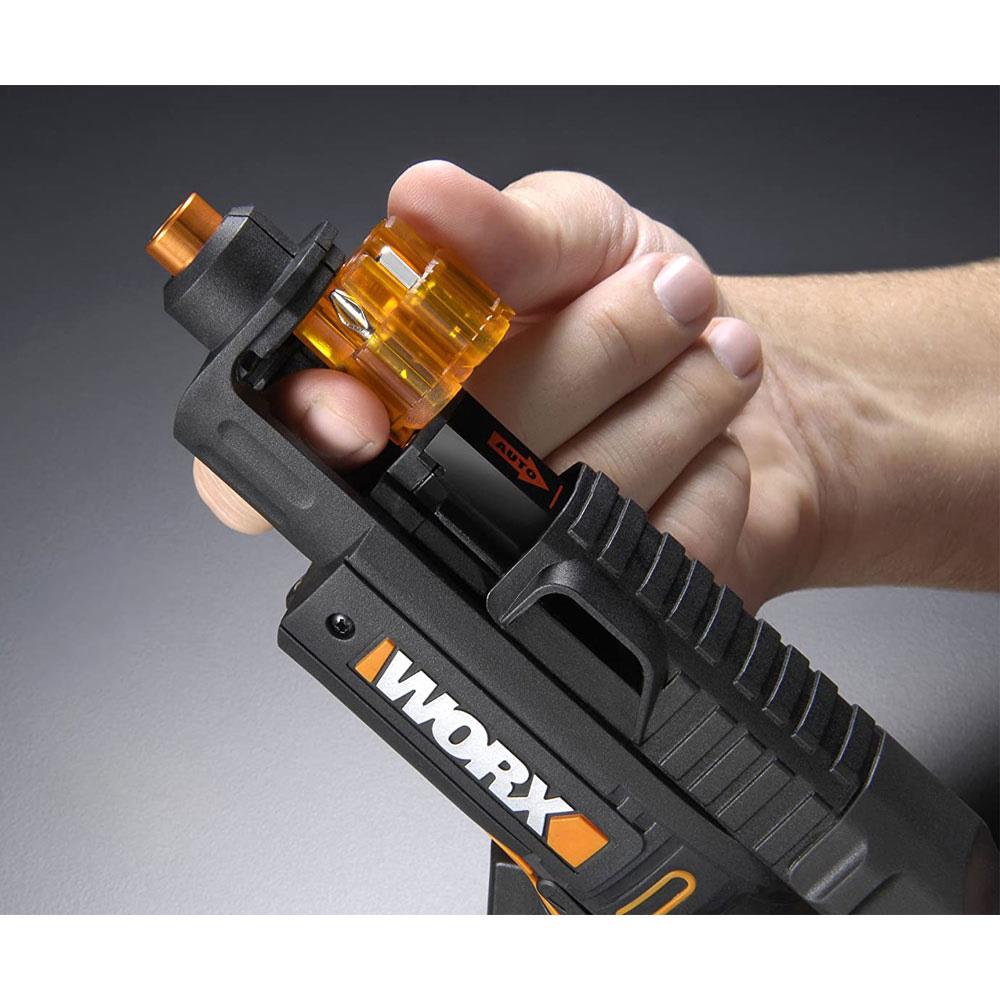 WORX%20WX255%204Volt/1.5Ah.%20Li-ion%20Şarjlı%20Şarjörlü%20Tornavida%20+%206%20adet%20Bits%20Uç%20+%20Vida%20Tutucu