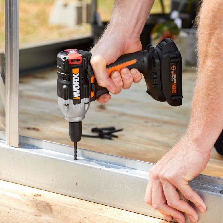 WORX%20WX261.9%2020Volt%20260Nm%20Kömürsüz%20Profesyonel%20Darbeli%20Tornavida%20(Akü%20Dahil%20Değildir)