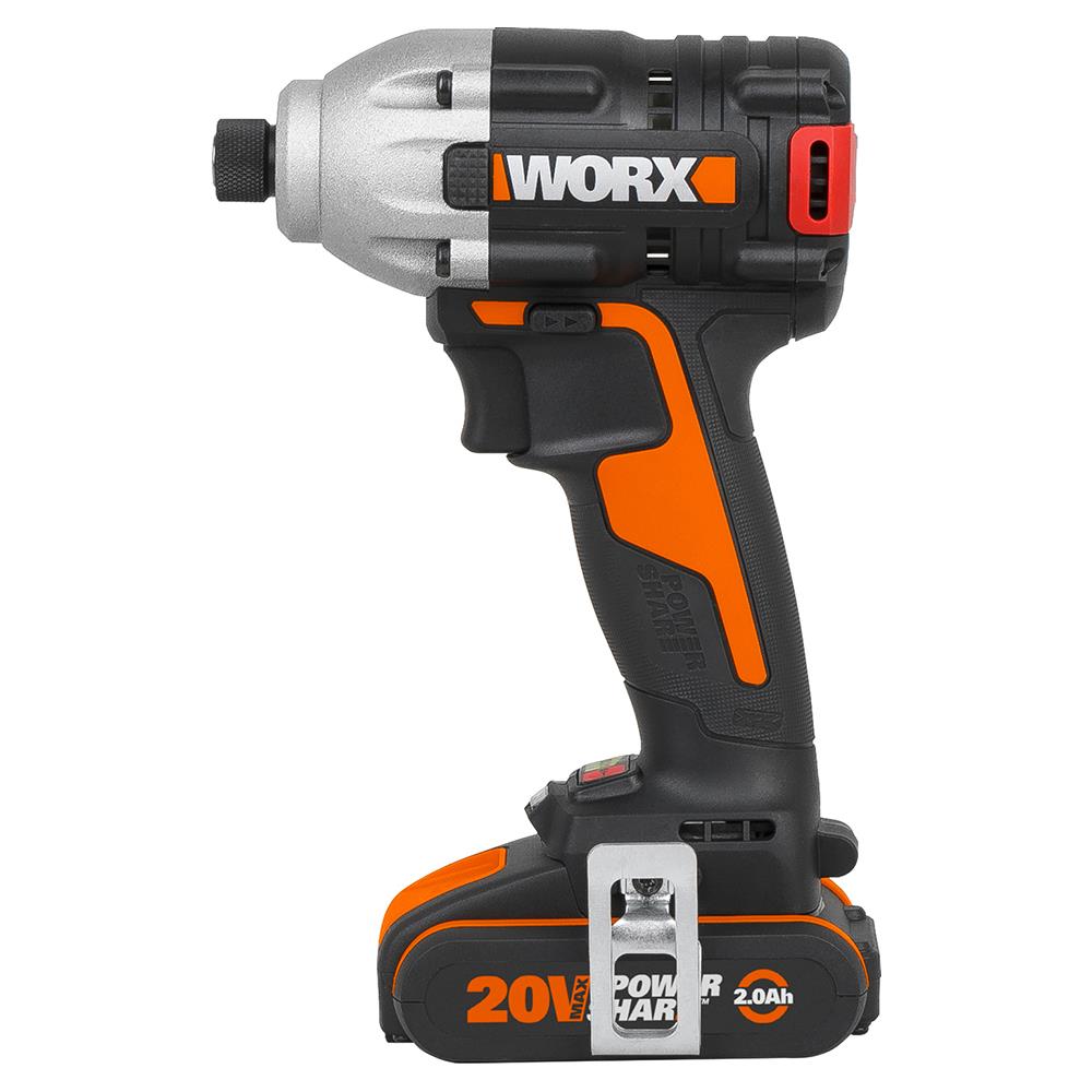 WORX%20WX261%2020Volt%202.0Ah.%20Li-ion%20Çift%20Akülü%20260Nm%20Kömürsüz%20Profesyonel%20Şarjlı%20Darbeli%20Tornavida