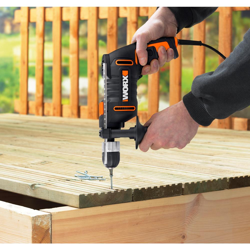 WORX%20WX317.2%20600Watt%2013mm%20Profesyonel%20Darbeli%20Matkap