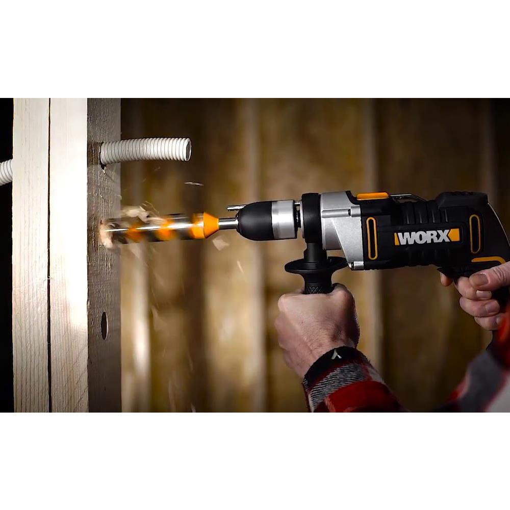 WORX%20WX318%20810Watt%2013mm%20Profesyonel%20Darbeli%20Matkap%20+%206%20Adet%20Uç