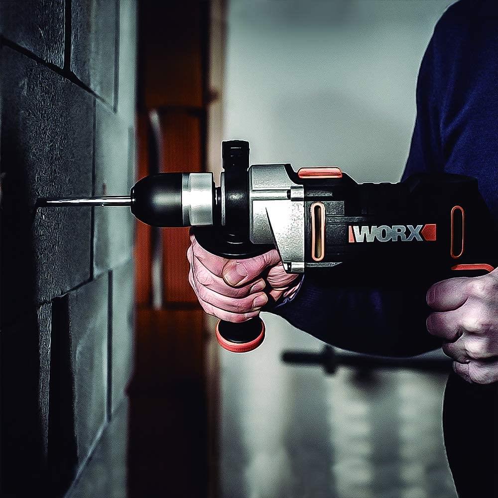 WORX%20WX318%20810Watt%2013mm%20Profesyonel%20Darbeli%20Matkap%20+%206%20Adet%20Uç