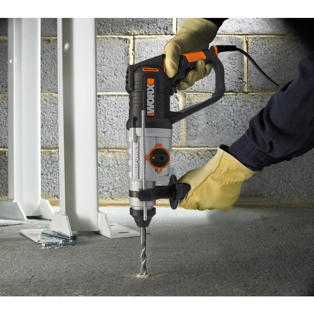 WORX%20WX339%20800Watt%202.5J%20Profesyonel%20SDS-Plus%20Kırıcı/Delici%20+%204%20Adet%20Uç