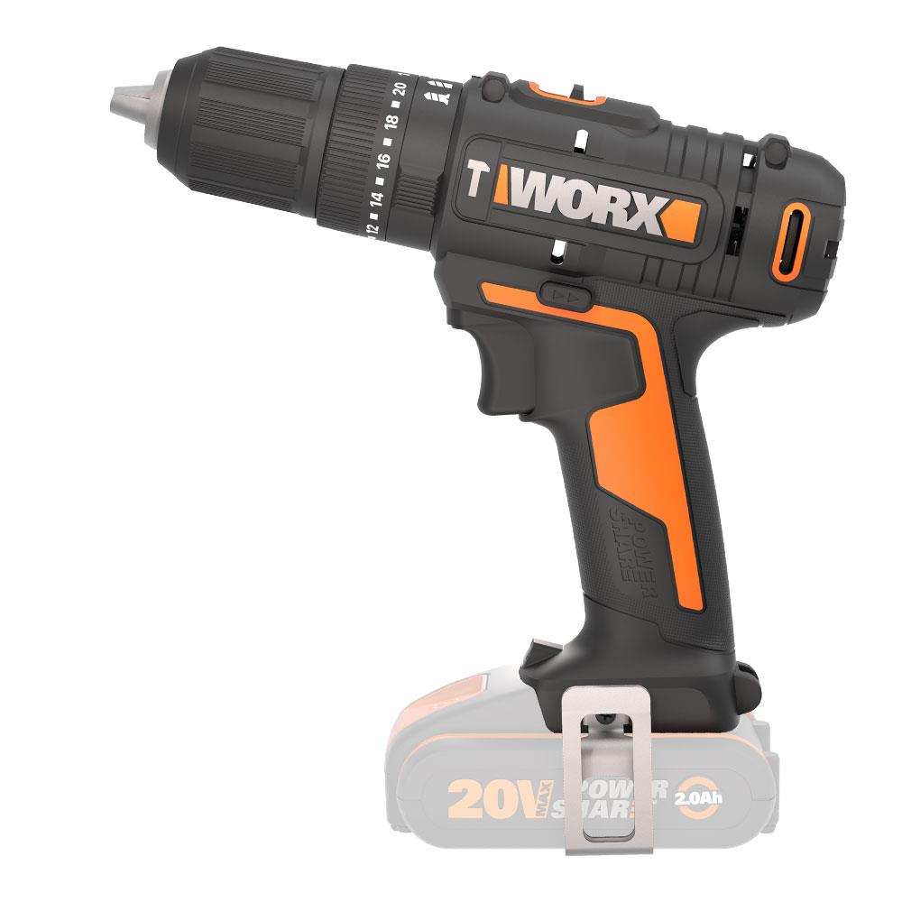 WORX%20WX370.9%2020Volt%20Profesyonel%20Şarjlı%20Darbeli%20Matkap%20(Akü%20Dahil%20Değildir)