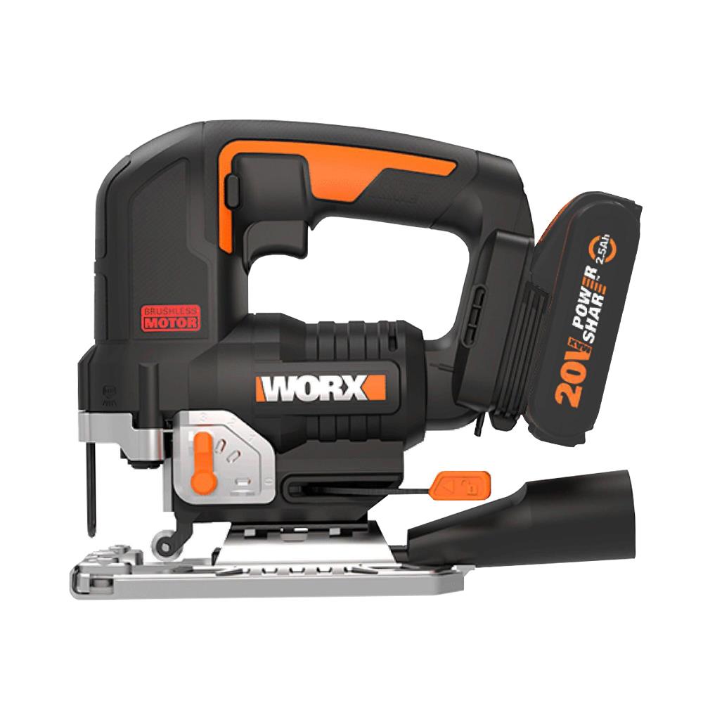 WORX%20WX542%2020Volt%202.5Ah.%20Li-ion%20Tek%20Akülü%20Profesyonel%20Kömürsüz%20Şarjlı%20Dekupaj%20Testere