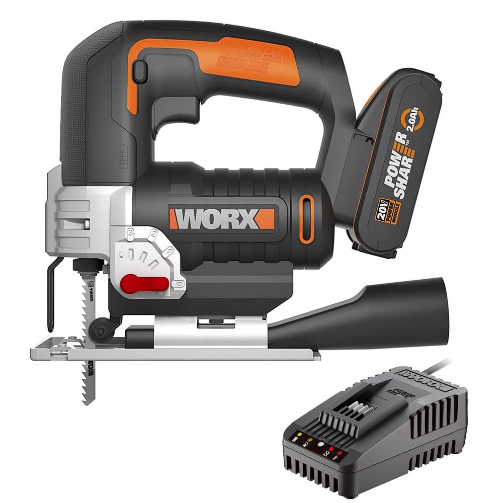 WORX%20WX543.9C%2020Volt%202.0Ah%20Li-ion%20Profesyonel%20Tek%20Akülü%20Şarjlı%20Dekupaj%20Testere