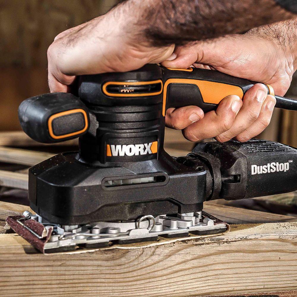 WORX%20WX641%20250Watt%20Profesyonel%20Titreşimli%20Zımpara