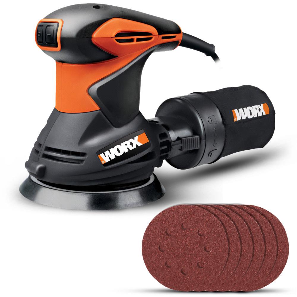 WORX%20WX652.1%20320Watt%20125mm%20Profesyonel%20Eksantrik%20Zımpara