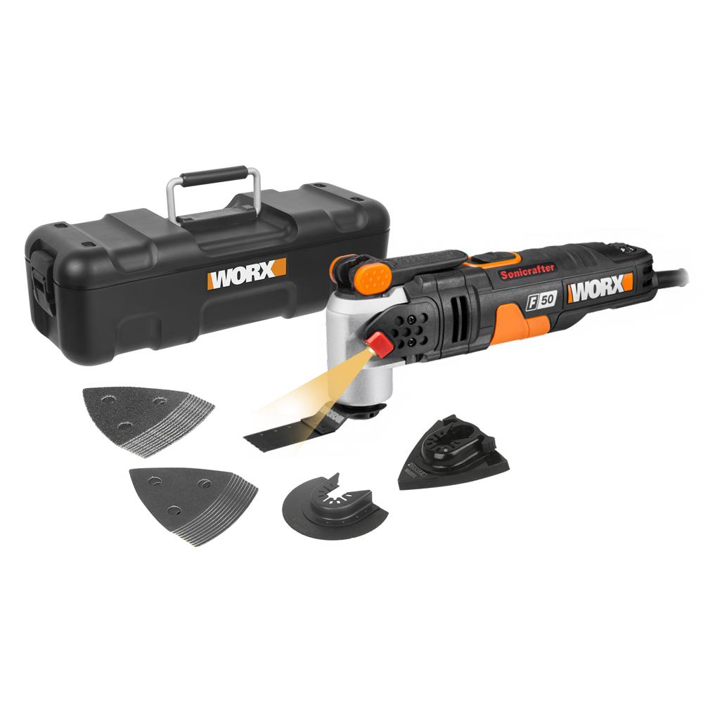 WORX%20WX681%20450Watt%20Profesyonel%20Çok%20Amaçlı%20Devir%20Ayarlı%20Kesme%20Raspalama%20ve%20Zımpara%20+%2039%20Adet%20Aksesuar