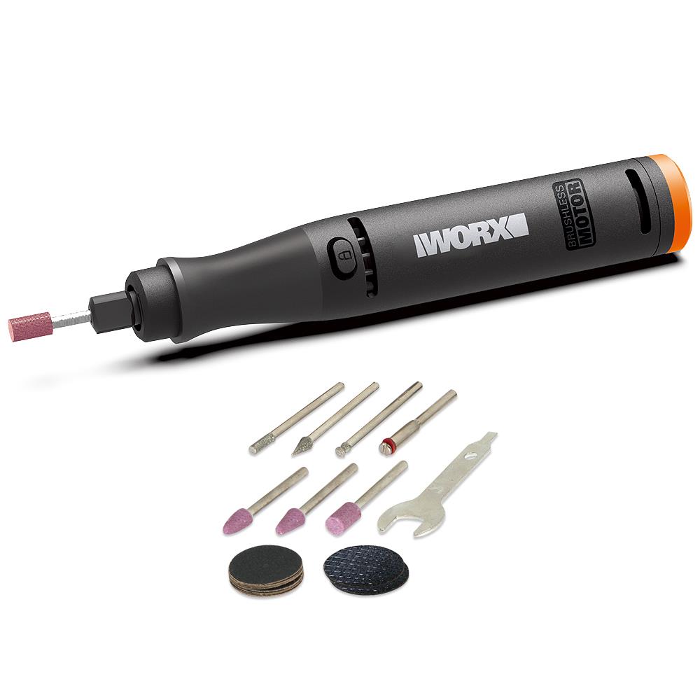 WORX%20WX739.9%20MAKERX%2020Volt%20Kömürsüz%20Profesyonel%20Gravür%20Makinesi%20+%2019%20Aksesuar%20(Akü%20Dahil%20Değildir)