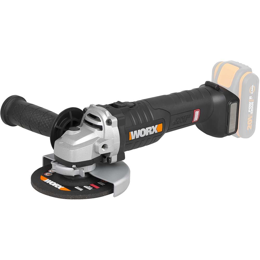 WORX%20WX812.9%2020Volt%20125mm%20Kömürsüz%20Profesyonel%20Avuç%20Taşlama%20(Akü%20Dahil%20Değildir)