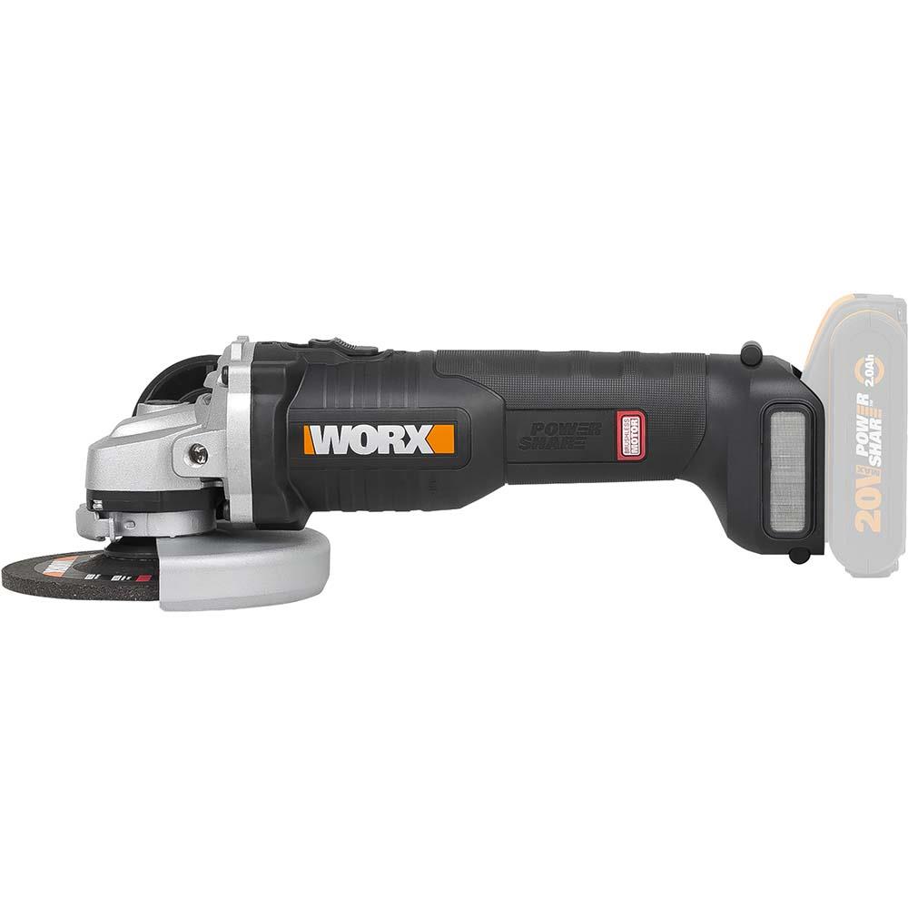 WORX%20WX812.9%2020Volt%20125mm%20Kömürsüz%20Profesyonel%20Avuç%20Taşlama%20(Akü%20Dahil%20Değildir)