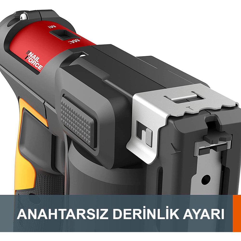 WORX%20WX843%2020Volt/2.0Ah.%20Li-ion%20Şarjlı%20Profesyonel%206-14mm%20Zımba%2015mm%20Çivi%20Çakma%20ve%20Yedek%20Zımba/Çivi