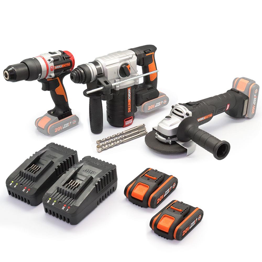 WORX%20WXKS6%20WX354.9%20+%20WX380.9%20+%20WX812.9%20+%20WA3601%2020V/2Ah%20Pro%20Kombo%20Set