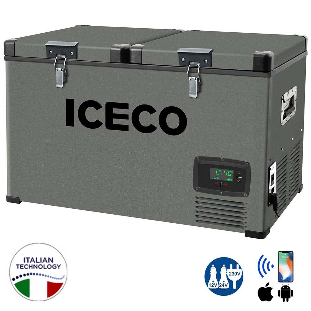 ICECO%20YCD90%2012/24Volt%20220Volt%2090%20Litre%20Çift%20Bölmeli%20Outdoor%20Kompresörlü%20Oto%20Buzdolabı/Dondurucu